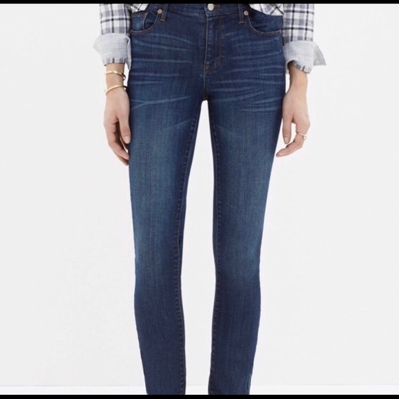 Madewell Denim - Madewell High Riser Skinny Jeans in Atlantic